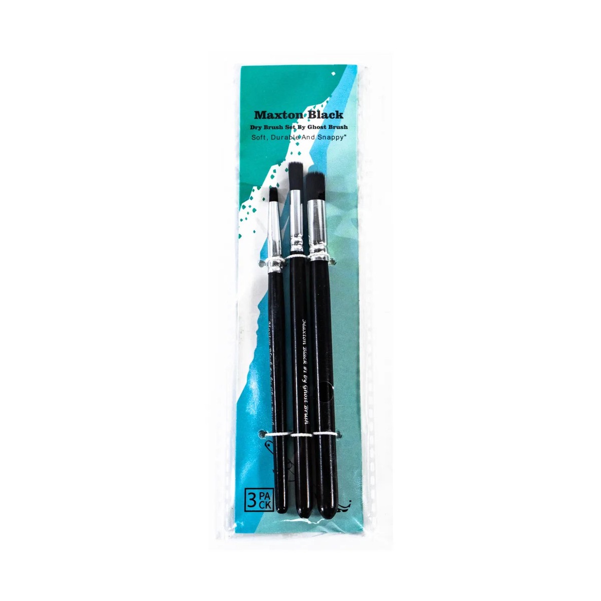 Maxton Black Dry Brush Set
