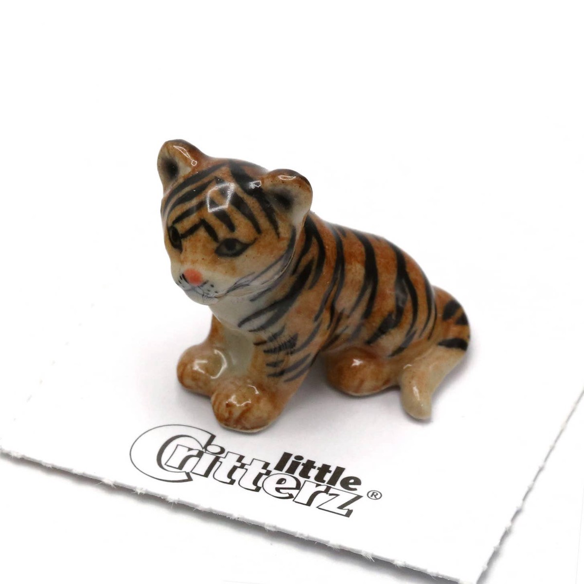 Hope Amur Tiger Cub Porcelain Miniature