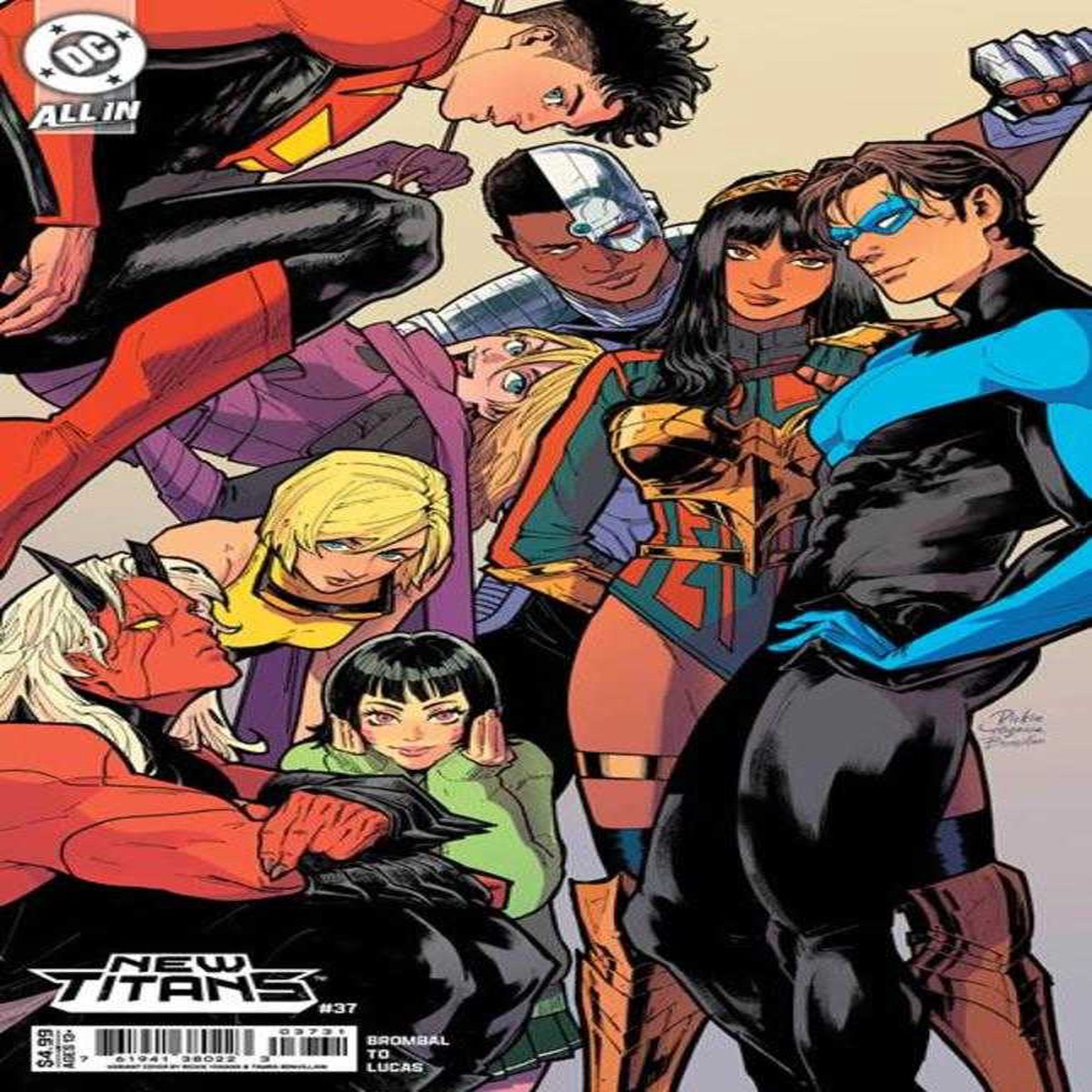 New Titans #37 Cover C Rickie Yagawa Card Stock Variant