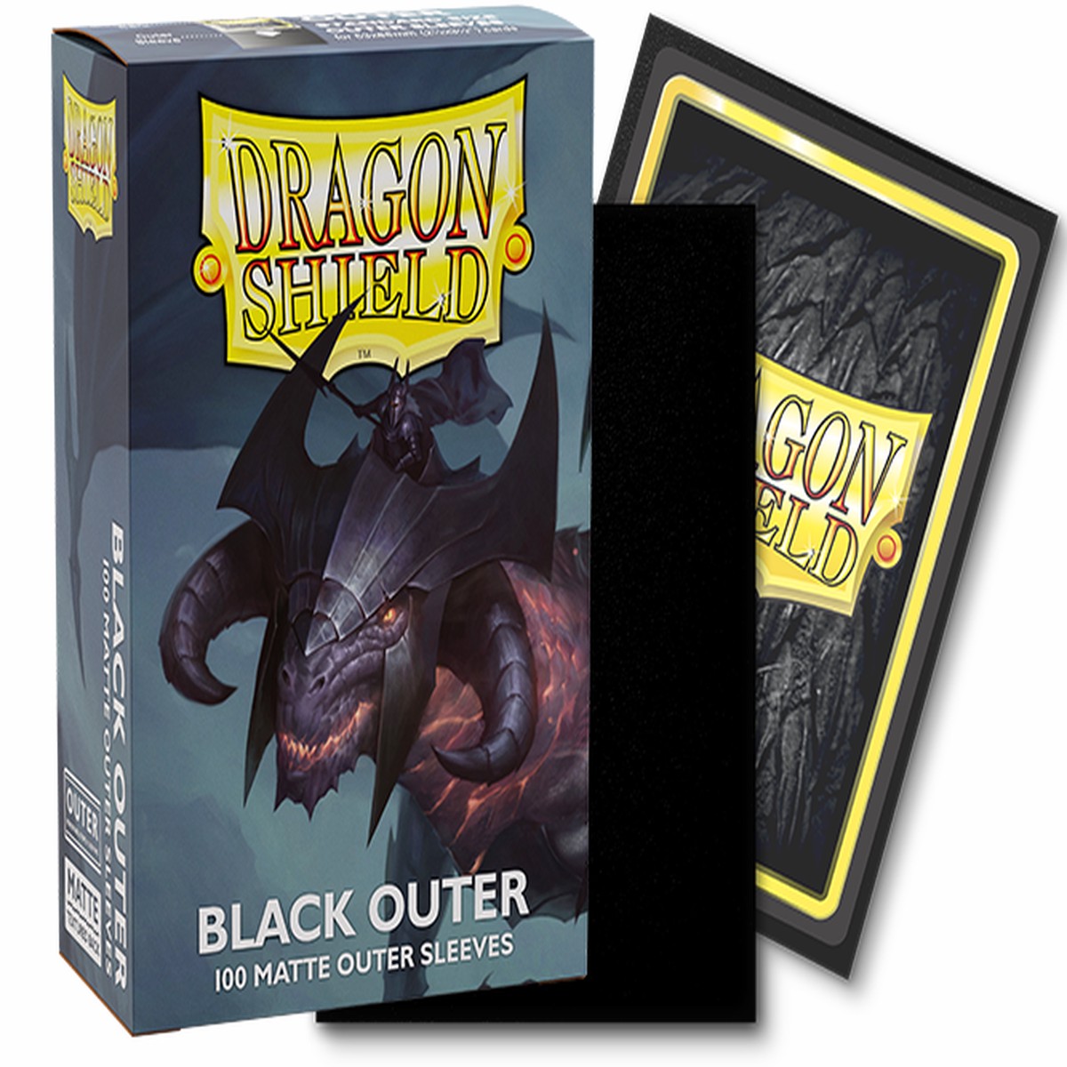 Dragon Shield Black Matte Outer Sleeves