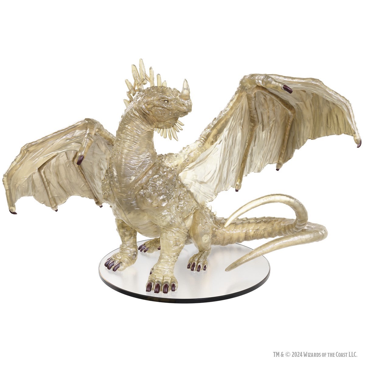 Painted Adult Crystal Dragon